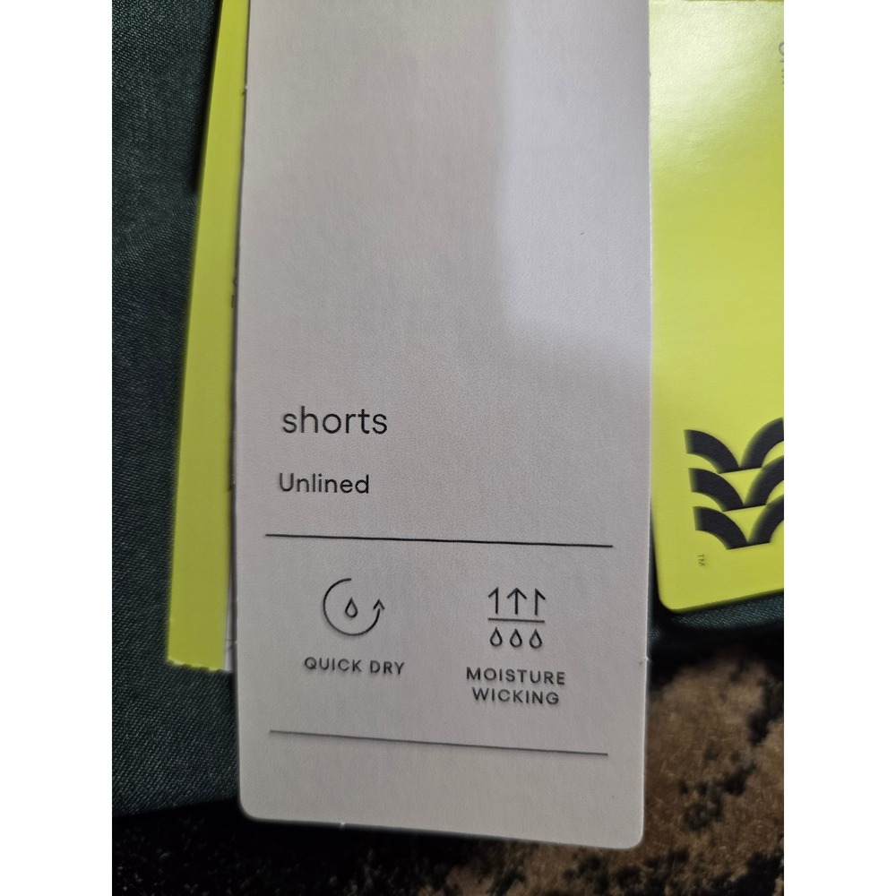 All in Motion Mens 8 Inch Everyday Woven Shorts Dark Teal Green Medium NWT - Picture 4 of 7